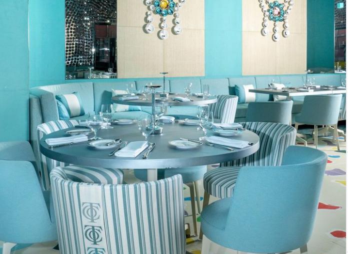 Enjoy breakfast at Tiffany & Co. cafe in Dubai