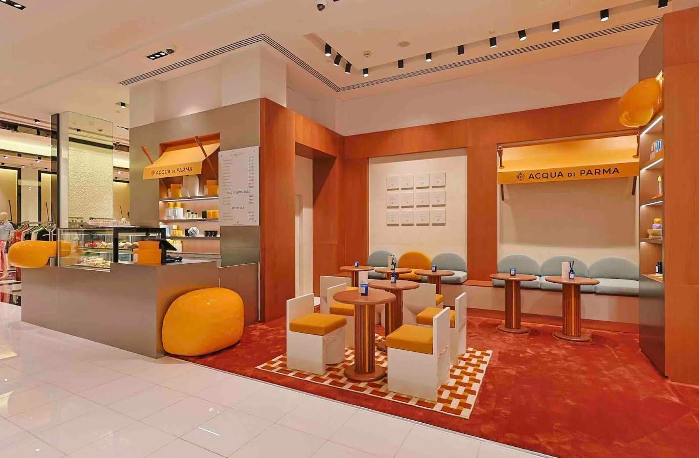 Acqua di Parma unveils a pop-up cafe at Dubai Mall